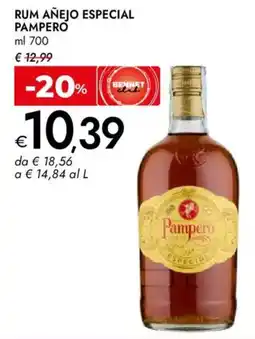 Bennet Rum añejo especial PAMPERO offerta