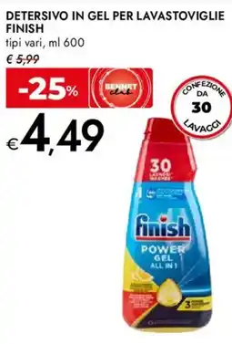 Bennet Detersivo in gel per lavastoviglie FINISH offerta