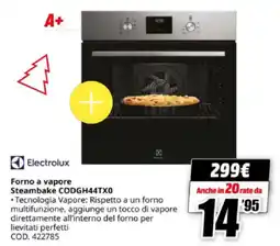MediaWorld Electrolux Forno a vapore Steambake CODGH44TX0 offerta
