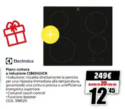 MediaWorld Electrolux Piano cottura a induzione CIB60424CK offerta