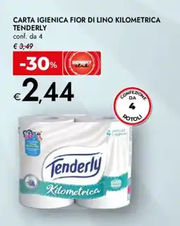 Bennet Carta igienica fior di lino kilometrica TENDERLY offerta