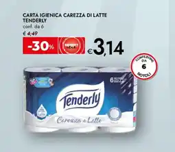 Bennet Carta igienica carezza di latte TENDERLY offerta