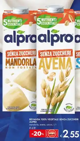 Bennet Bevanda 100% vegetale senza zuccheri ALPRO offerta