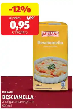 ALDI Milsani besciamella offerta