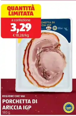 ALDI Regione che vai porchetta di ariccia igp offerta