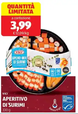ALDI Vici aperitivo di surimi offerta