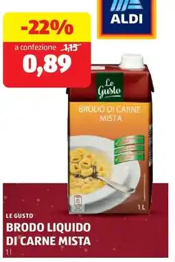ALDI Le gusto brodo liquido di carne mista offerta