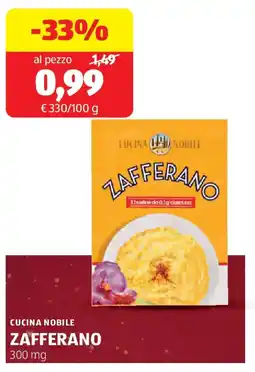 ALDI Cucina nobile zafferano offerta