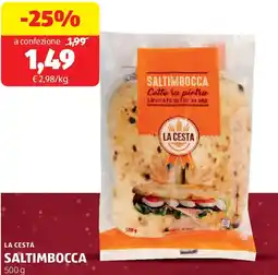 ALDI La cesta saltimbocca offerta