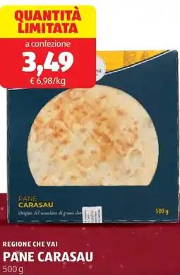 ALDI Regione che vai pane carasau offerta