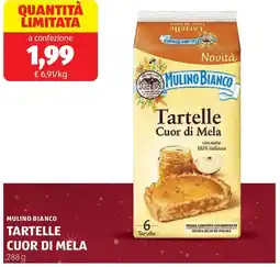 ALDI Mulino bianco tartelle cuor di mela offerta