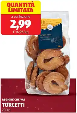 ALDI Regione che vai torcetti offerta