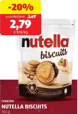 ALDI Ferrero nutella biscuits offerta