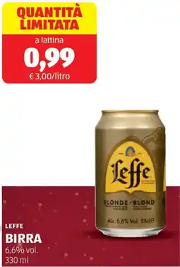 ALDI Leffe birra offerta