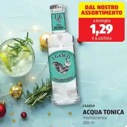ALDI I gasco acqua tonica offerta
