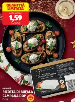 ALDI Gourmet ricotta di bufala campana dop offerta