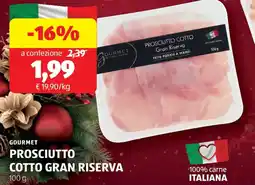 ALDI Gourmet prosciutto cotto gran riserva offerta