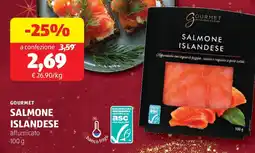 ALDI Gourmet salmone islandese offerta