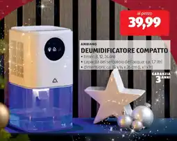 ALDI Ambiano deumidificatore compatto offerta