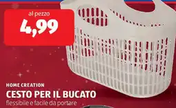 ALDI Home creation cesto per il bucato offerta