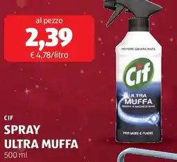 ALDI Cif spray ultra muffa offerta