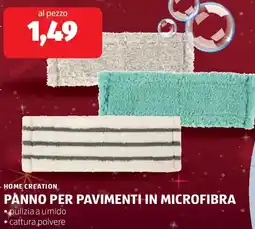 ALDI Home creation panno per pavimenti in microfibra offerta