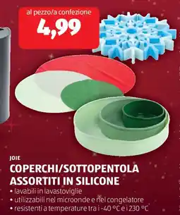 ALDI Joie coperchi/sottopentola in silicone offerta