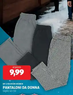 ALDI Up 2 fashion women pantaloni da donna offerta