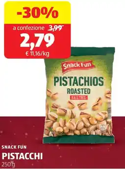 ALDI Snack fun pistacchi offerta