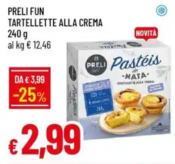 IperFamila Preli fun tartellette alla crema offerta