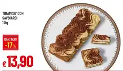 IperFamila Tiramisu' con savoiardi offerta
