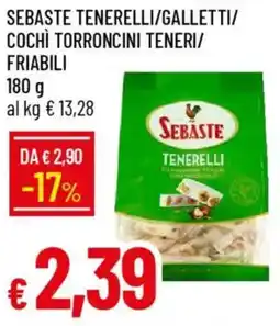 IperFamila Sebaste tenerelli/galletti/ cochì torroncini teneri/ friabili offerta