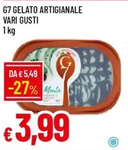 IperFamila G7 gelato artigianale offerta