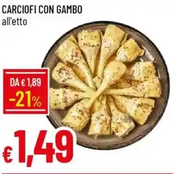 IperFamila Carciofi con gambo offerta