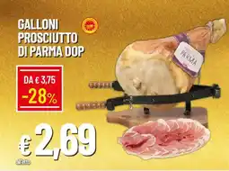 IperFamila Galloni prosciutto di parma DOP offerta