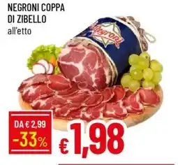 IperFamila Negroni coppa di zibello offerta