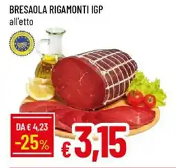 IperFamila Bresaola rigamonti IGP offerta