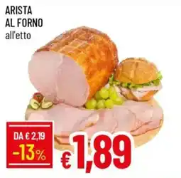 IperFamila Arista al forno offerta