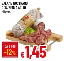 IperFamila Salame nostrano con/senza aglio offerta