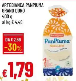 IperFamila Artebianca panpiuma grano duro offerta