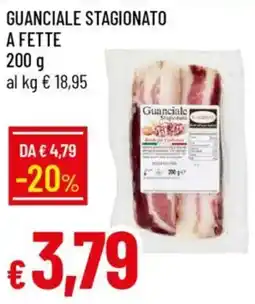 IperFamila Guanciale stagionato a fette offerta