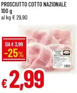 IperFamila Prosciutto cotto nazionale offerta