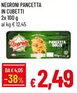 IperFamila Negroni pancetta in cubetti offerta