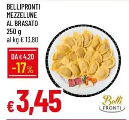 IperFamila Bellipronti mezzelune al brasato offerta