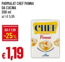 IperFamila Parmalat chef panna da cucina offerta
