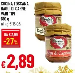 IperFamila Cucina toscana ragu' di carne offerta
