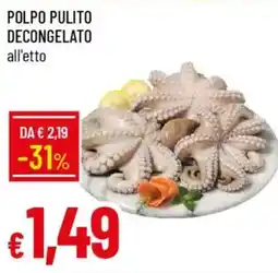 IperFamila Polpo pulito decongelato offerta