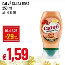 IperFamila Calvé salsa rosa offerta