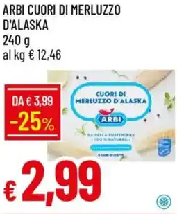IperFamila Arbi cuori di merluzzo d'alaska offerta