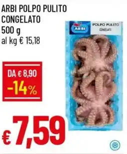 IperFamila Arbi polpo pulito congelato offerta